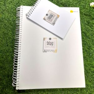 400 Pages Ragister + Small Size Spiral Notebook