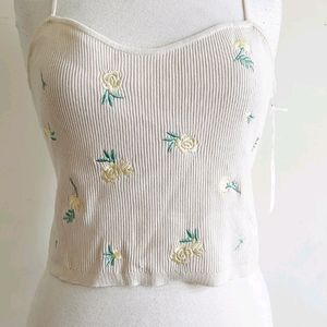 Rib-knit Tank Top