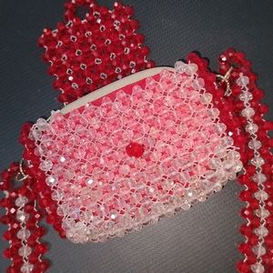 Sling Bag Handmade Mini Crystal
