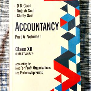 Combo Of 2 | DK Goel Accountancy Vol-1&2 Class-12