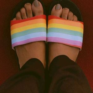 Multicolour Flip Flops 🌈