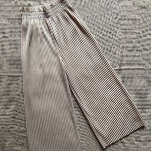 Beige Accordian Pleated Lowerpant