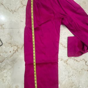 Magenta Stitched Suit with Lining never Used