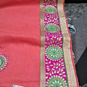 Cotton  Supernet Saree