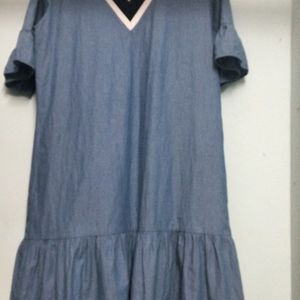 Korean Denim Dress