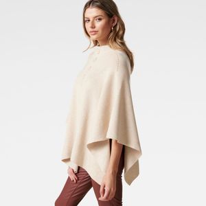 Forever New Jade Button Collar Poncho