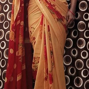 New Printed Saree