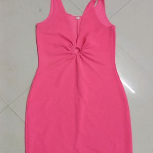 Cute Pink Mini Dress Size - M