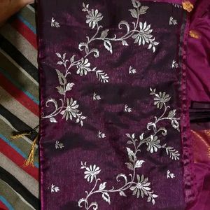 💓🔥New Banarashi Silk Saree  💜 💓