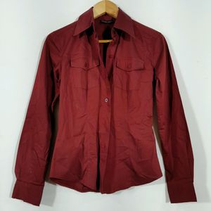 Red Cotton Shirt(women's)