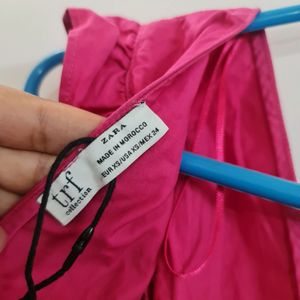 zara hot pink Women top