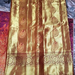 Pure GOLD KANJIVARAM SAREE