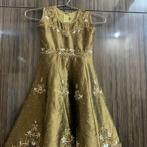 🎉Offer Price 🎉Long Frock For 3 Year Baby Girl