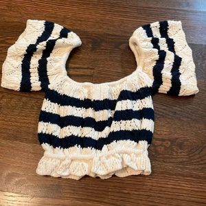 Off Shoulder Knit Wear Top