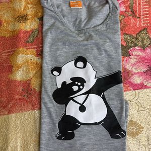 Base 41 Brand Panda Print Top