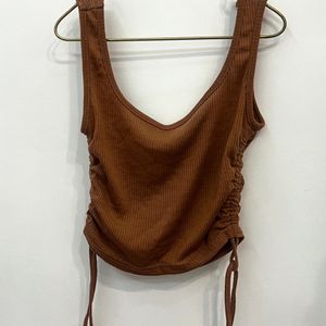 Street Style Store Brown Tank Top