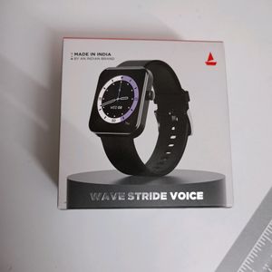 Boat Wave Stride Voice Smart Watch - Black