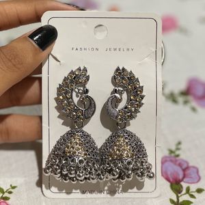 Peacock Jhumkas