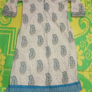 Cotton Kurta With Duppatta