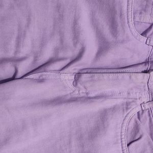 Lavendar Wide Leg Jeans