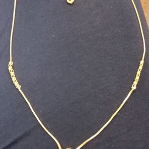 2 Golden Short Mangalsutra