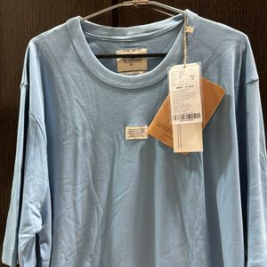 Soft Cotton Blue T-shirt For Comfortable Feel