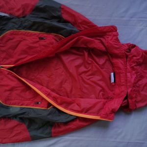 COLUMBIA ZIPPER HODED JACKET WINDCHEATER