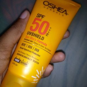 SPF 50 PA+++ UV SHIELD SUNSCREEN BY OSHEA HERBALS