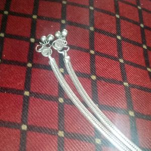 Pure Silver Anklets 45 Grams