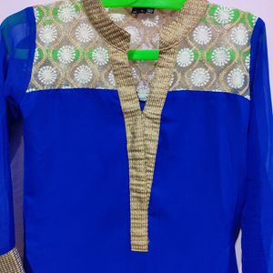 Party Wear Straight Cut Kurti