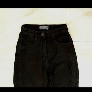 *Sale* Black Torn Straight Fit Jeans