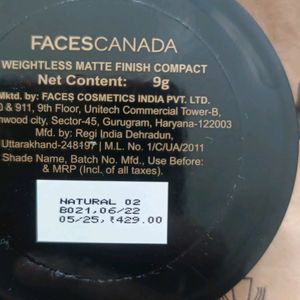 FACES CANADA Compact