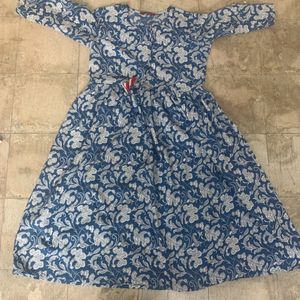 Blue Cotton Dress