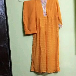 Absolutely New Beautiful A Line Kurti With Pant
