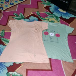 Combo of Girls T Shirts