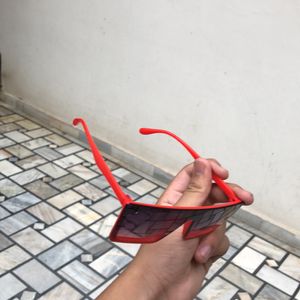 New Googles For Men Red Colour