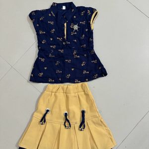 Dress Skirt Top For Girl