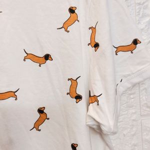 Doggy Printed Top