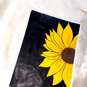 sunflower aesthetic painting 🖼🦋