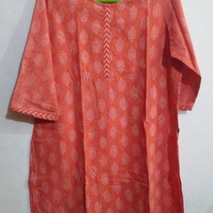 Coral Kurti