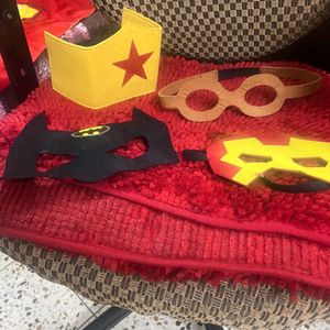 Super Heroes Eye masks And Superman Band