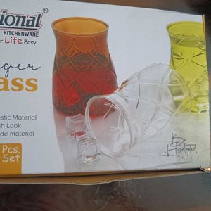 Ginger Glass 6pcs Plastic