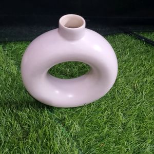 White Ring Vase......