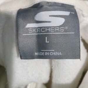 Skechers Full Zip Sweatshirt White 🤍 Size L