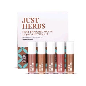 Just Herbs Ayurvedic Liquid Lipstick Kit Set of 5