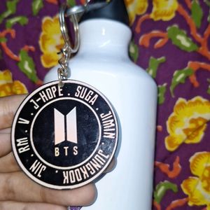 Bts Waterbottle And Keyring