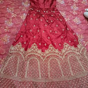 Maroon Color Full Frock