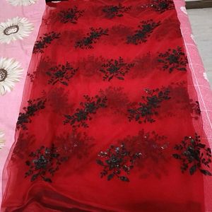 Gorgeous Party Wear Saree With Brand New Blouse