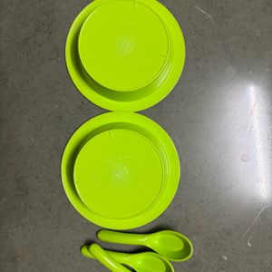 Serving Bowls Set of 2 with spoons