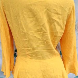 Women's Yellow Hippie Blouse